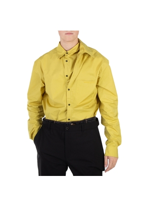 Y/Project Electric Green Lazy Collar Shirt