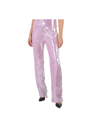 Rotate Ladies Lupine Sequin Straight-Leg Trousers
