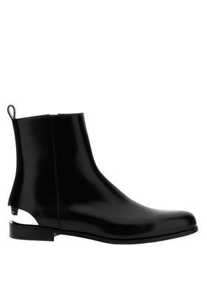 Alexander McQueen Metal Heel Ankle Boots