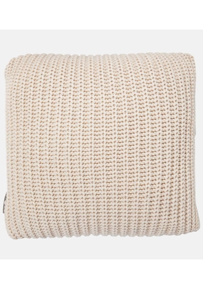Brunello Cucinelli Cotton-blend knit cushion