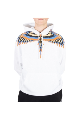 Marcelo Burlon Optical Wings Cotton Hoodie