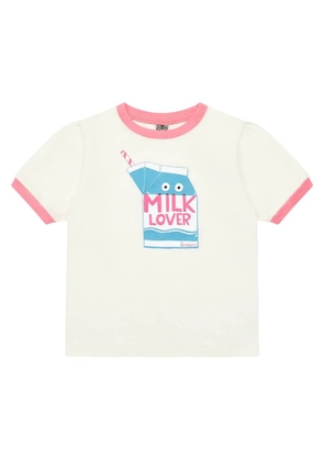 Bonton Kids Milk Printed Cotton T-Shirt
