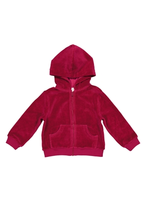 Marie Chantal Kids Logo Printed Kangaroo Pocket Hoodie