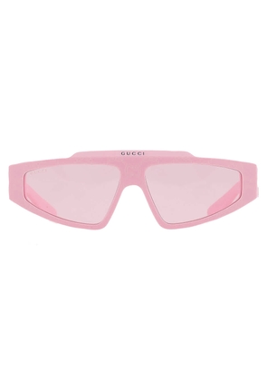 Gucci Pink Browline Unisex Sunglasses GG1591S 003 58