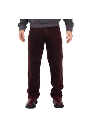 Vtmnts Bordeaux Acid Wash Jeans