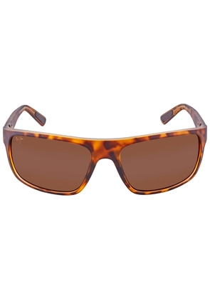 Maui Jim Byron Bay HCL Bronze Rectangular Unisex Sunglasses H746-10M 62