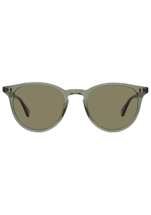 Garrett Leight MANZANITA SUN Green Oval Sunglasses 2151 JUN/GRN 50