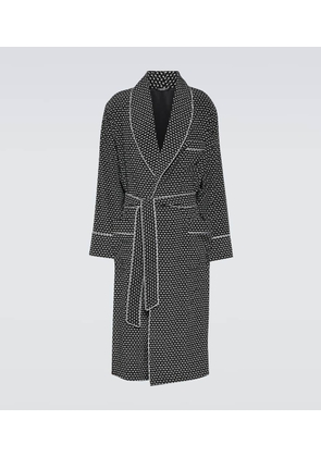 Dolce&Gabbana Printed silk robe