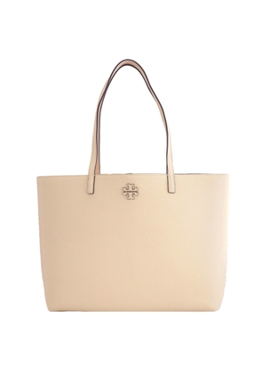 Tory Burch Brie McGraw Pebbled Leather Tote Bag