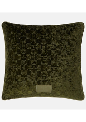 Gucci Horsebit printed cushion