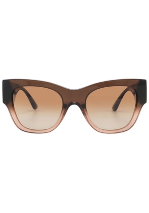 Versace Brown Gradient Cat Eye Ladies Sunglasses VE4415U 533213 52