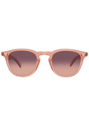 Garrett Leight GLCO X ANDRe SARAIVA SUN New Gradient Oval Ladies Sunglasses 2082 PST/NEWG 46