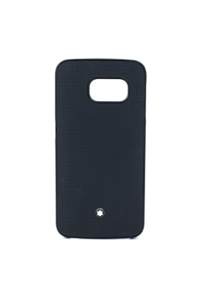 Montblanc Extreme Hard Shell Black Leather Case For Samsung Galaxy S6 Edge SM-G925