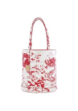 Ferragamo North-South Floral Print Tote Bag