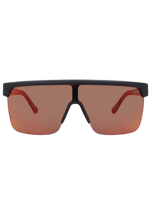 Spy FLYNN 5050 Happy Boost Polarized Orange Mirror Shield Unisex Sunglasses 6700000000209