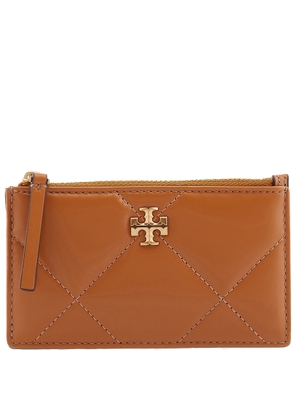 Tory Burch Tan Diamond Quilt Kira Card Case