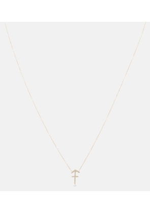 Persee Sagittarius 18kt gold necklace with diamonds