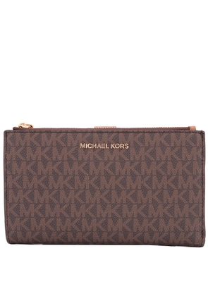 Michael Kors Acorn/Borwn Ladies Adele Logo Smartphone Wristlet