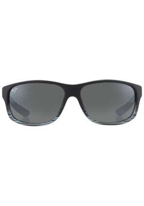 Maui Jim Kaiwi Channel Nuetral Grey Wrap Unisex Sunglasses 840-11D 62