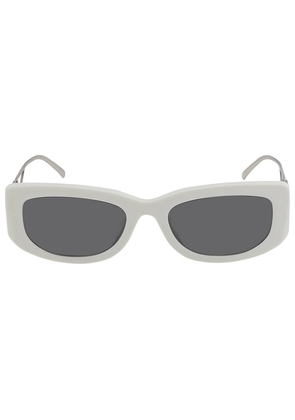 Prada Dark Gray Rectangular Ladies Sunglasses PR 14YS 1425S0 53