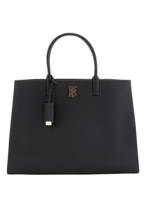 Burberry Black Grainy Leather Medium Frances Bag