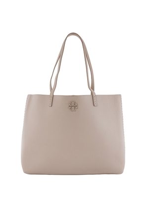 Tory Burch Fresh Clay McGraw Pebbled Leather Tote Bag