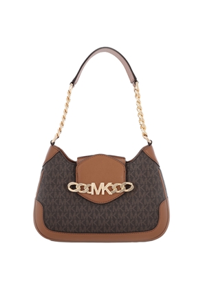 Michael Kors Signature Logo-print Small Hally Shoulder Bag