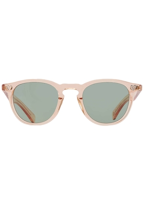 Garrett Leight GLCO X ANDRe SARAIVA SUN Veridia Oval Ladies Sunglasses 2082 PCY/VRD 46