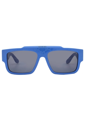 Gucci Blue Browline Mens Sunglasses GG1460S 008 56