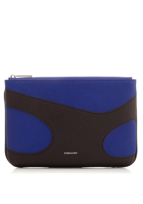 Ferragamo Cut-Out Detail Leather Pouch
