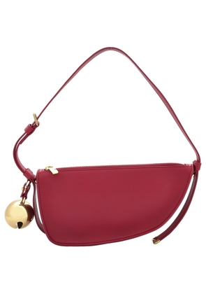 Burberry Mini Shield Sling Bell Charm Leather Shoulder Bag