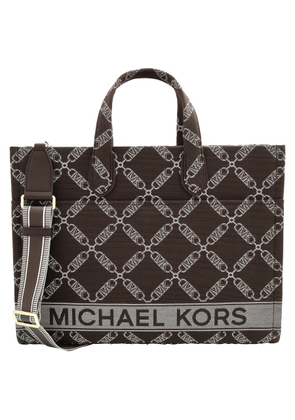 Michael Michael Kors Gigi Large Empire Logo Jacquard Tote Bag