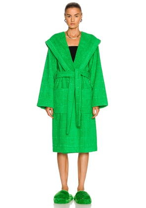 Bottega Veneta Bathrobe in Grass - Green. Size L (also in M, S).