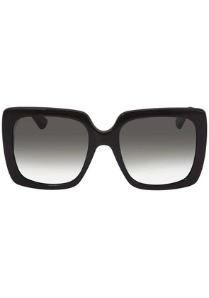 Gucci Grey Square Ladies Sunglasses GG0418S 001 54