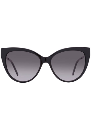 Saint Laurent Smoke Gradient Cat Eye Ladies Sunglasses SL M48SA 002 56