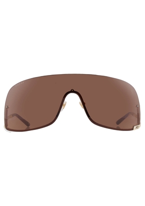 Gucci Brown Shield Unisex Sunglasses GG1560S 002 99
