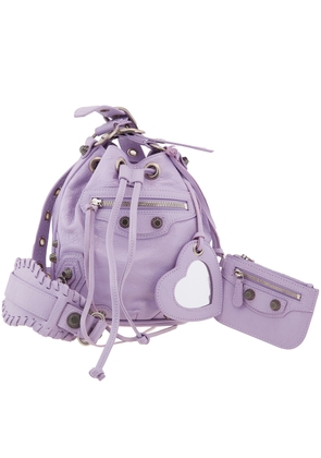 BalenciagaLe Cagole Xs Bucket Bag In Light Purple