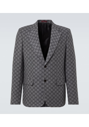 Gucci GG wool flannel blazer