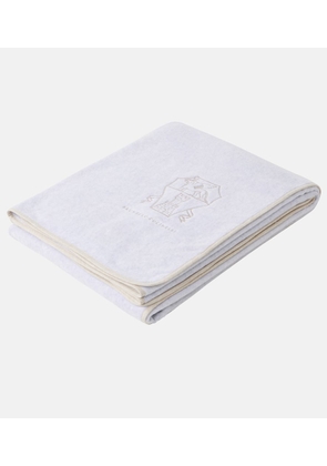 Brunello Cucinelli Embroidered cotton terry towel