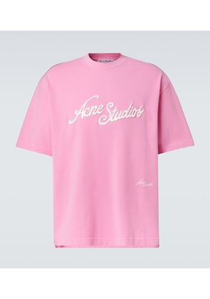Acne Studios Logo embroidered cotton T-shirt