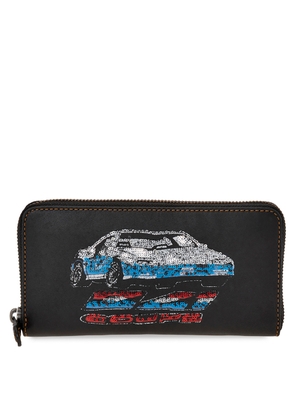 Coach Ladies Zip Around Wallet 1941 Black Co Car Acc Zip