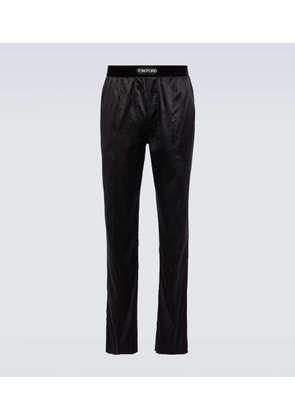 Tom Ford Silk-blend pajama bottoms