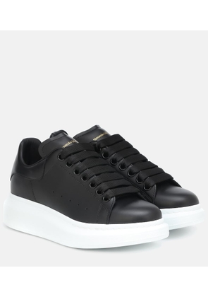 McQueen Oversized leather sneakers
