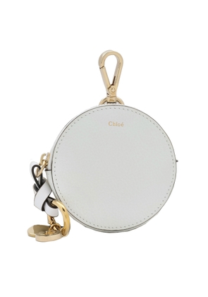 Chloe Crystal White Alphabet Coin Purse