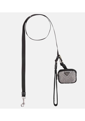 Prada Embellished nylon dog leash
