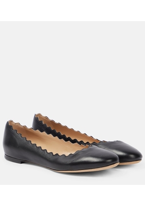 Chloe Lauren leather ballet flats