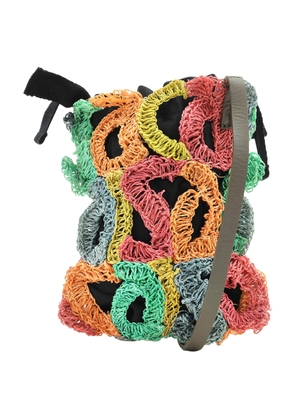 Sacai Multi Logo Crochet Crossbody Bag