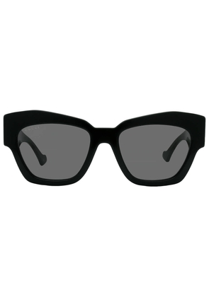 Gucci Grey Cat Eye Ladies Sunglasses GG1422S 001 55