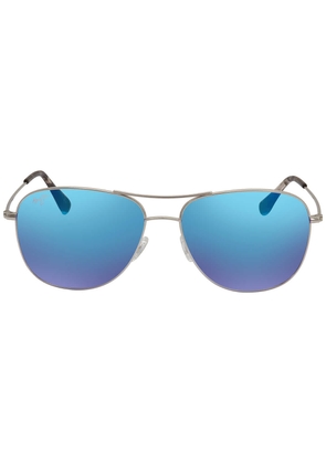Maui Jim Cliff House Blue Hawaii Pilot Unisex Sunglasses B247-17 59