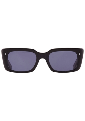 Garrett Leight GL 3030 SUN Semi-Flat Navy Rectangular Sunglasses 2126 BK/SFNVY 49